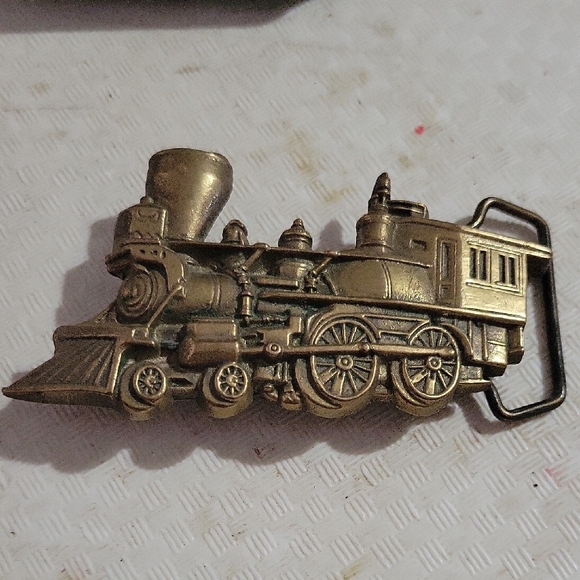 Vintage Train Belt Buckle - Picture 1 of 4